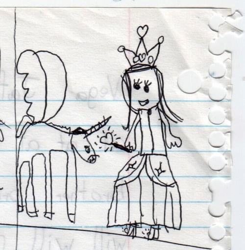 young drawing
