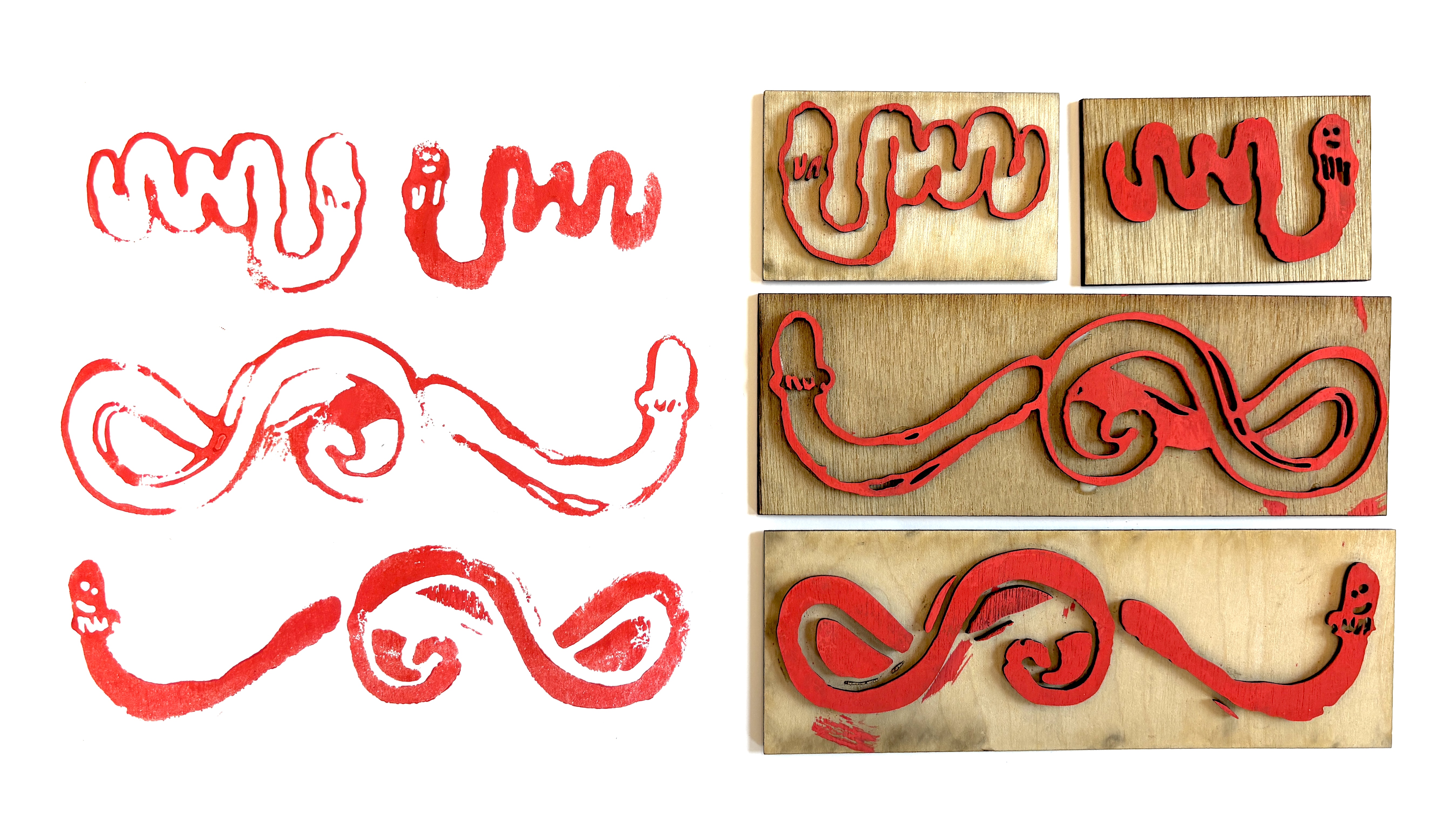 worm stamps
